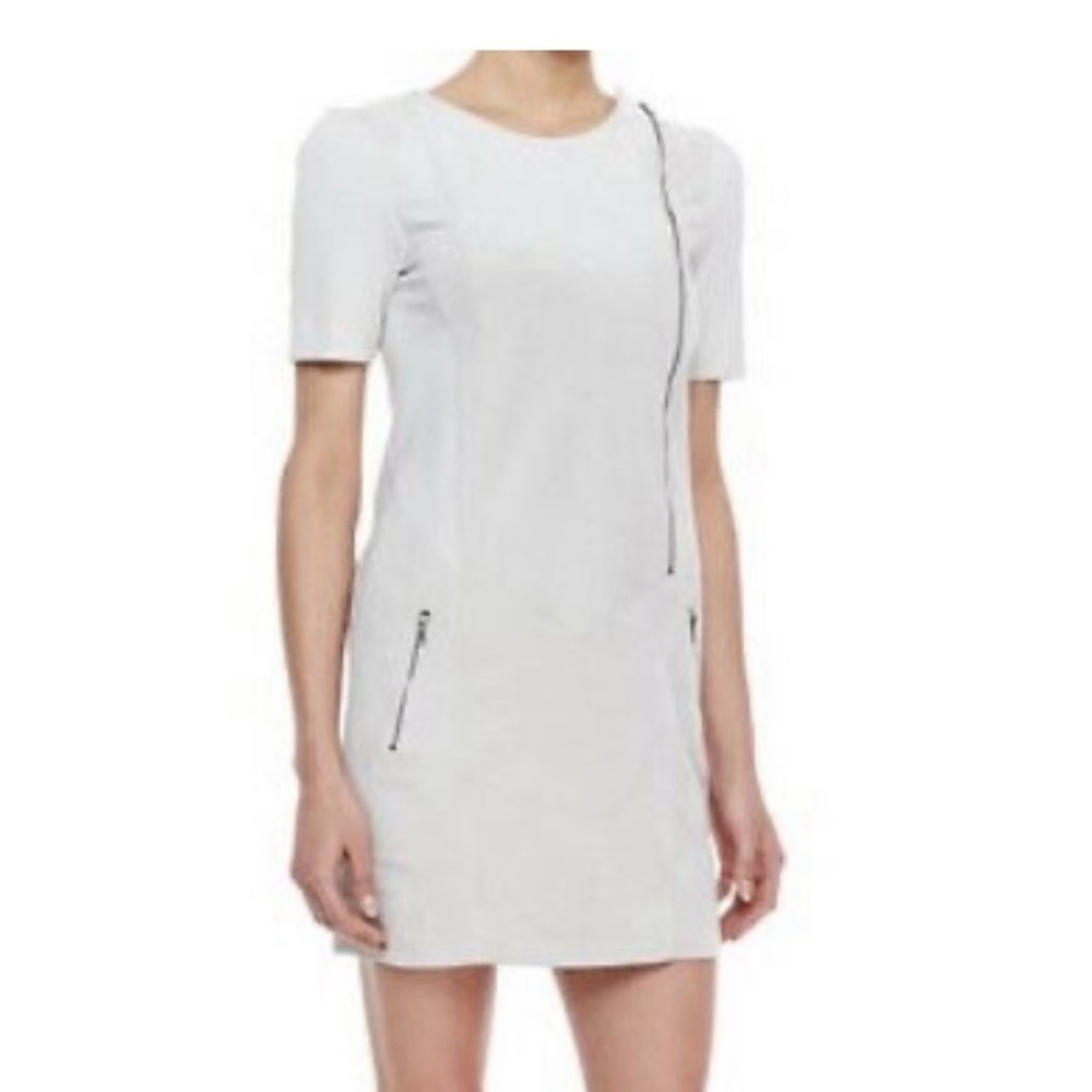 BCBG Max Azria Faux Suede Heather Dress. Size XS. Excellent condition